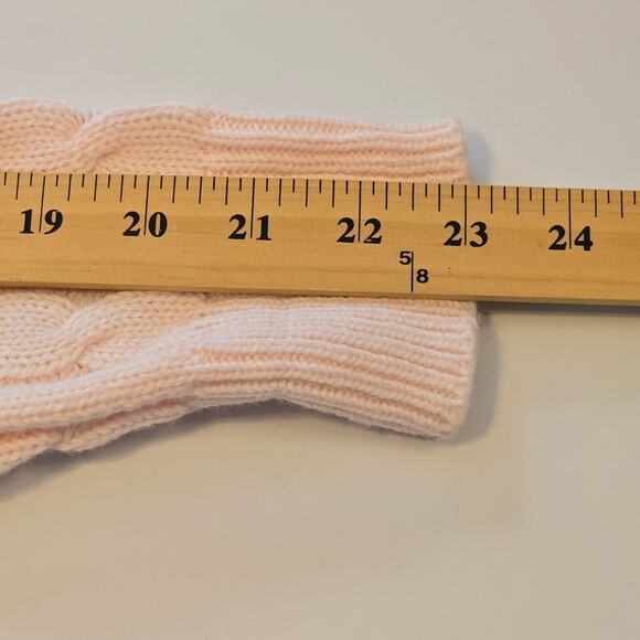 VTG Carriage Court Sweater Womens Small Pink V-Neck Cable Knit Pullover Preppy - Picture 5 of 7